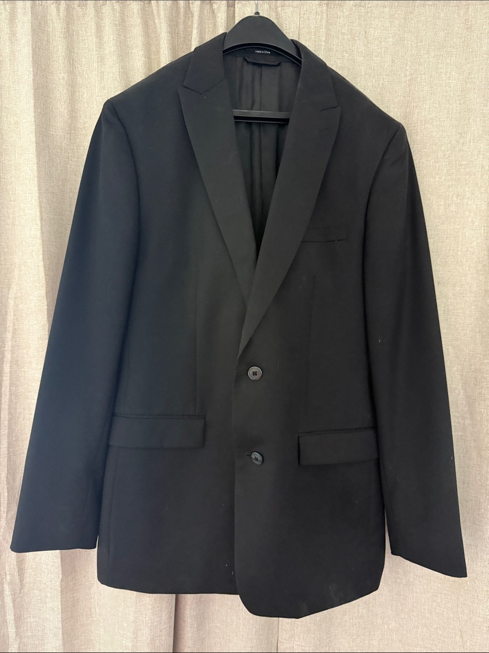 Classic Black Men's Suit Coat